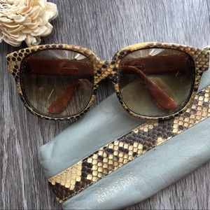 Emmanuelle Khanh Python skin Sunglasses!